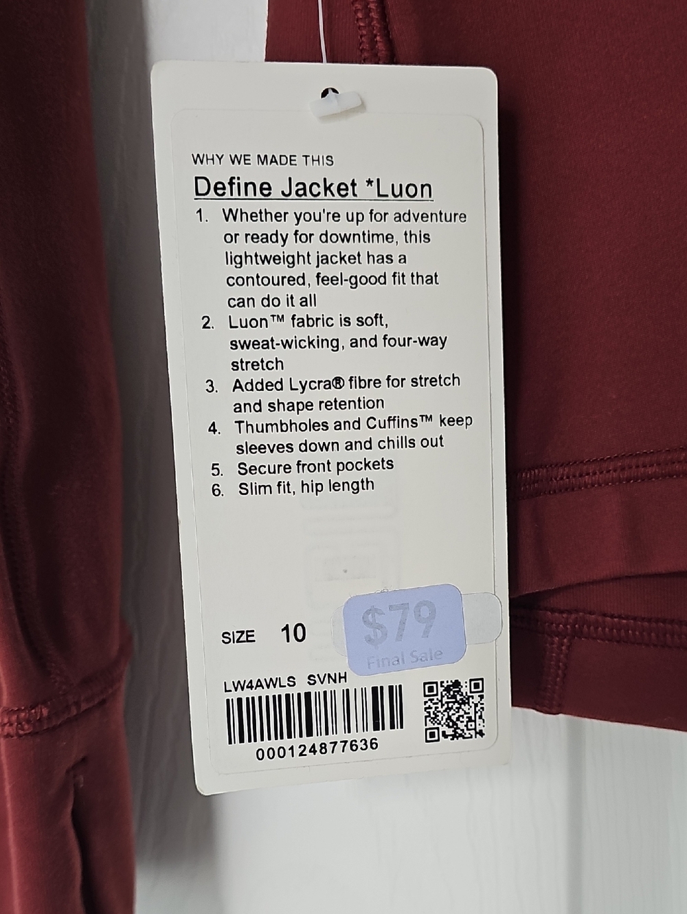 Lululemon Define Jacket - Picture 8 of 8